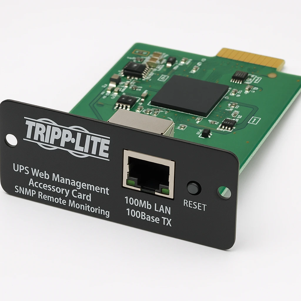 Tripp Lite UPS Web Management Accessory Card SNMP Remote Monitoring HTML5 - Adaptador de administración remota - 100Mb LAN - 100Base-TX