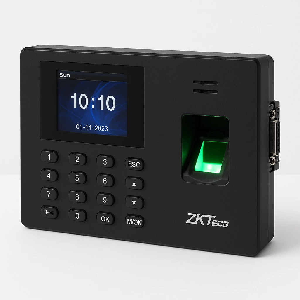 ZKTeco IN01-A - Sistema de reloj registrador - huella dactilar, código PIN - Ethernet, Serial