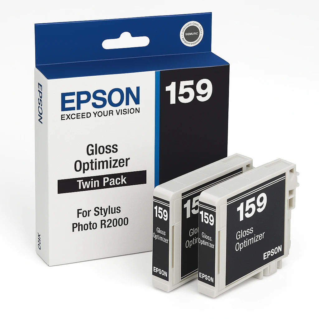 Epson 159 - Paquete de 2 - original - glosario - cartucho para optimización de tinta - para Stylus Photo R2000