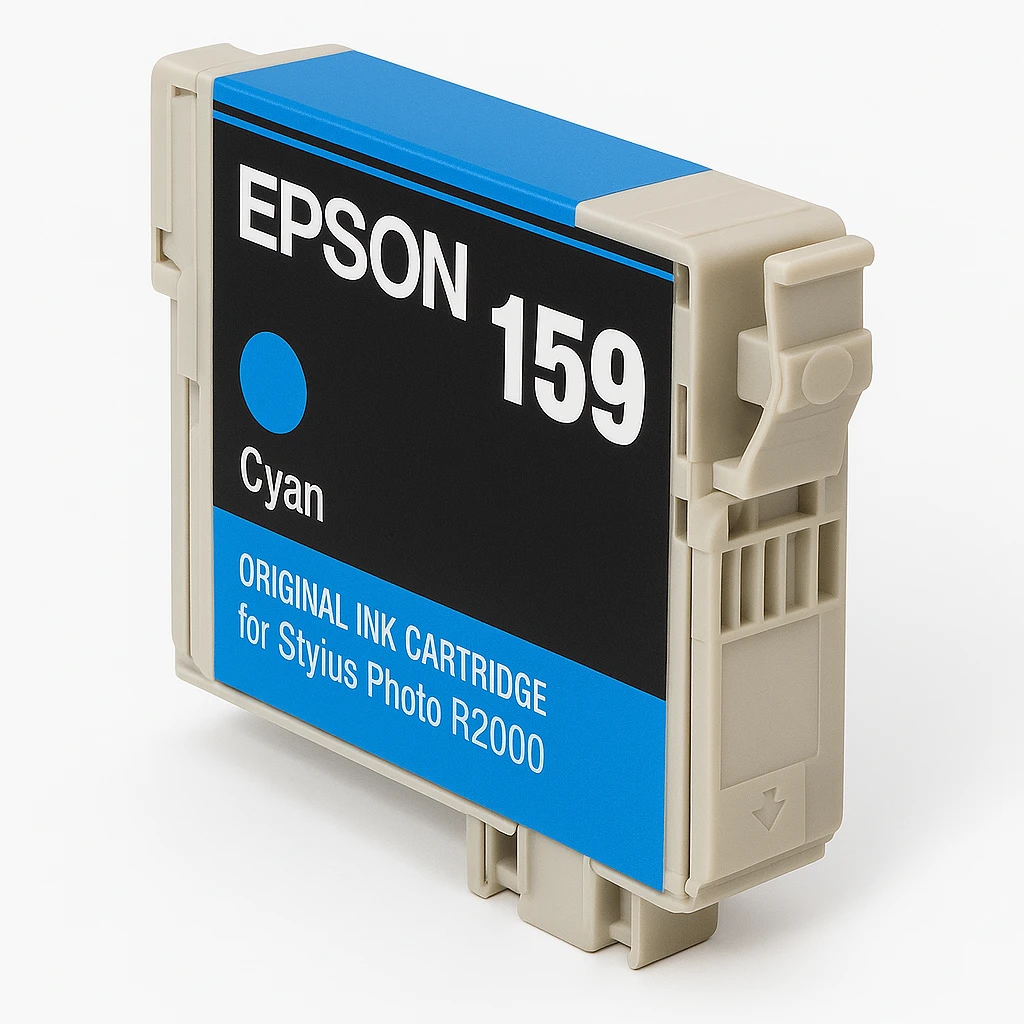 Epson 159 - Cián - original - cartucho de tinta - para Stylus Photo R2000