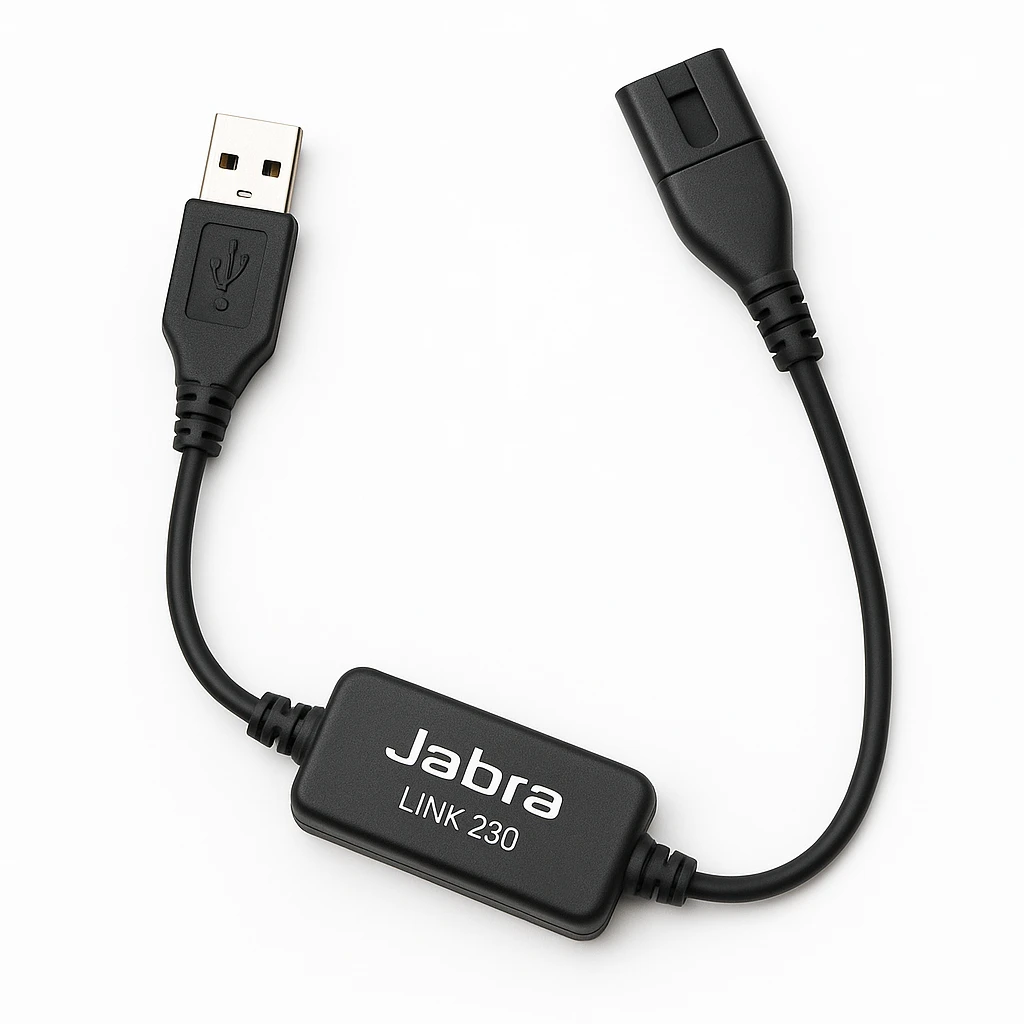 Jabra LINK 230 - Adaptador para auriculares - USB macho a Desconexión rápida