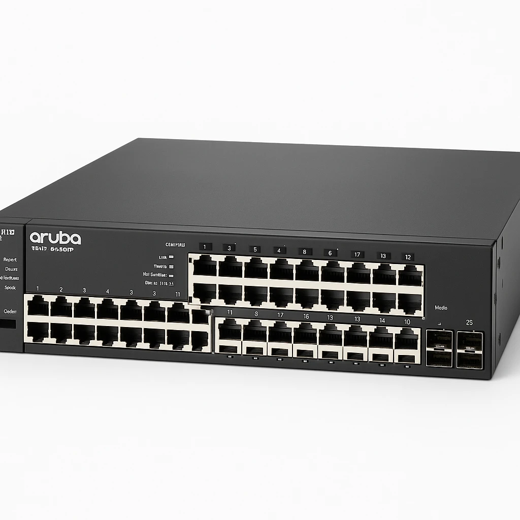 HPE Aruba 2930F 24G 4SFP - Conmutador - L3 - Gestionado - 24 x 10/100/1000 + 4 x Gigabit SFP (enlace ascendente) - montaje en rack