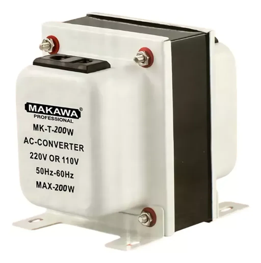 MK-T-200W. Transformador eléctrico de 220V a 110V con capacidad de 200W