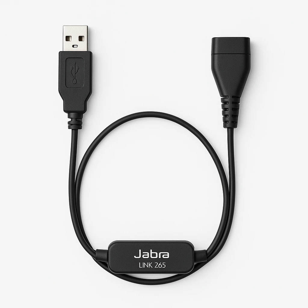 Jabra LINK 265 - Adaptador para auriculares - USB macho a Desconexión rápida