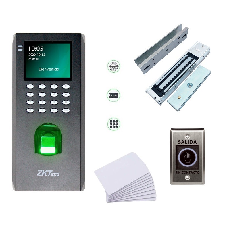 KIT-ZKTECK-CERT. KIT Incluye C2-260/FR1200/KR102E/CM-180H/SLK20R/ID THIN CARD/VARIOS