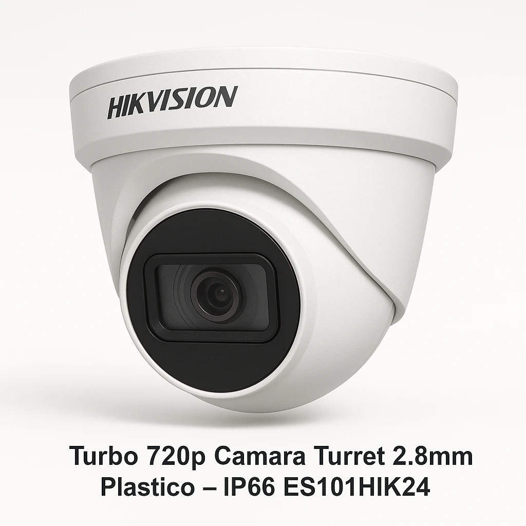 Hikvision - Turbo 720p Camara Turret 2.8mm IR 20m Plastico - IP66