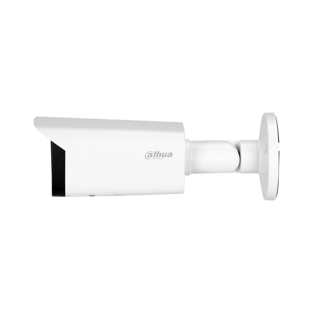 DH-IPC-HFW5541TP-SE-0360B-S3. Cámara bullet IP Dahua 5Mp Lente fijo 3.6mm IR 80m soporta IVS y AI Pr