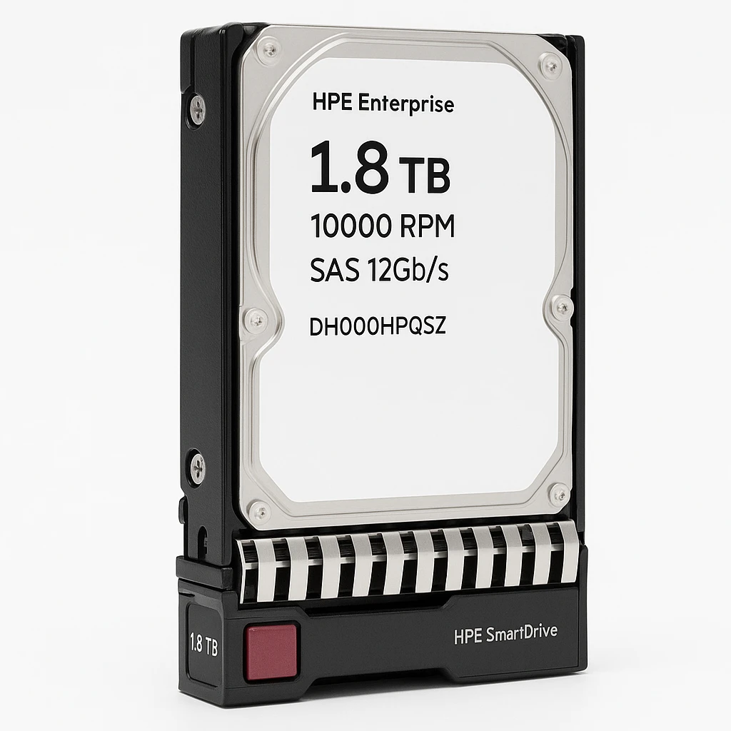 HPE Enterprise - Disco duro - 1.8 TB - hot-swap - 2.5" SFF - SAS 12Gb/s - 10000 rpm - con HPE SmartDrive carrier