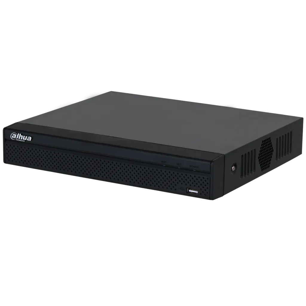 DHI-NVR2108HS-4KS3. NVR Dahua 8 canales soporta 1 HDD hasta 20TB SMD Plus IVS (by cámara)