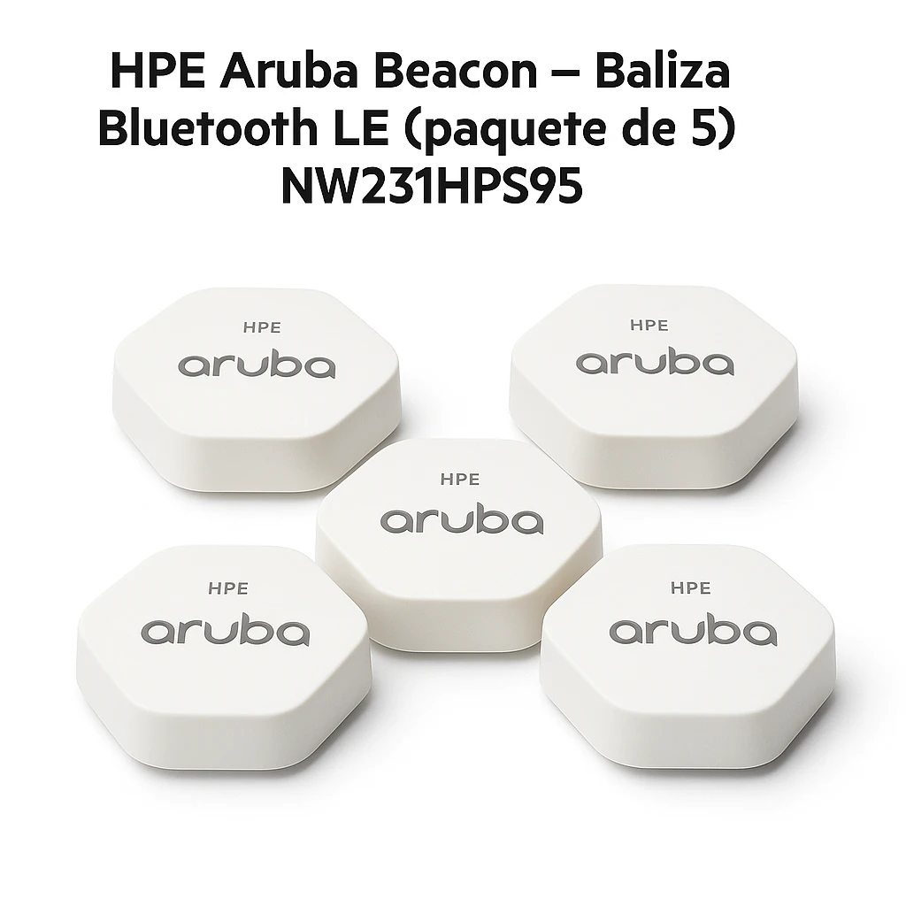 HPE Aruba Beacon - Baliza Bluetooth LE (paquete de 5)