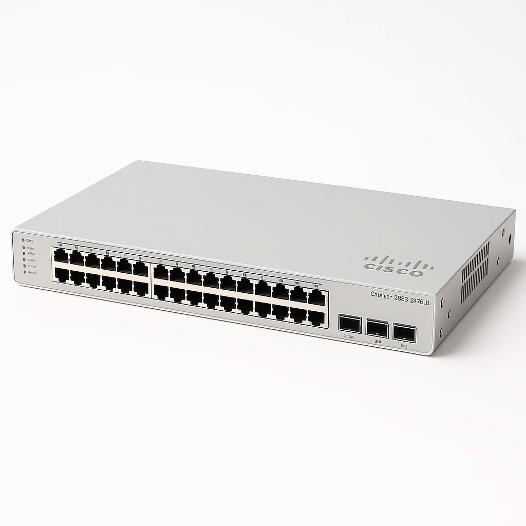 Cisco Catalyst 2960L-24TS-LL - Conmutador - Gestionado - 24 x 10/100/1000 + 4 x Gigabit SFP (enlace ascendente) - sobremesa, montaje en rack