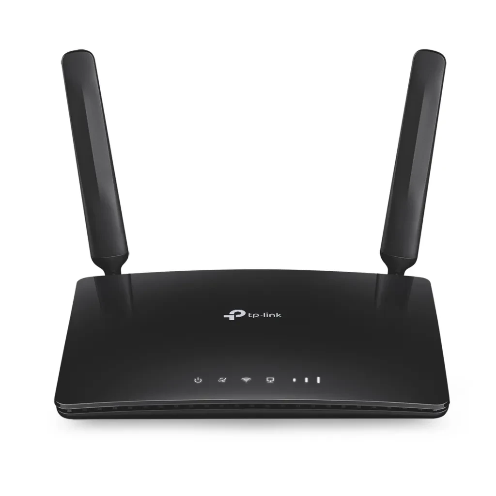 Archer MR200. Router 4G LTE WiFi Tp-Link AC750 Doble banda (433Mbps en 5GHz y 300Mbps en 2.4GHz) 1 puerto WAN/LAN 10/100Mbps 3 puertos LAN 10/100Mbps 1 Slot Micro SIM