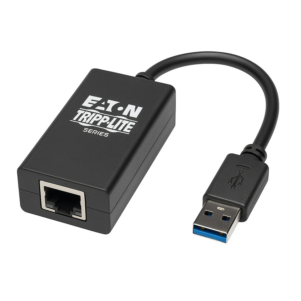Eaton Tripp Lite Series USB 3.0 SuperSpeed to Gigabit Ethernet Adapter RJ45 10/100/1000 Mbps - Adaptador de red - USB 3.0 - Gigabit Ethernet - negro