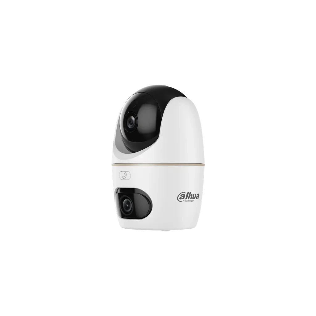 DH-IPC-H3DP-3F-0360B. Cámara Wifi Dahua doble lente de interior lente fijo de 3MP y lente PT de 3MP lentes de 3.6mm fijos 