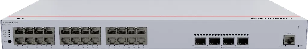 S310-24P4X. Switch Hauwei eKit 24 puertos PoE+ 10/100/1000Base-T 4 Puertos 10 GE SFP+ capacidad de conmutación de 128 Gbit/s capacidad de reenvió de paquetes de 96 Mpps para capa de agregació