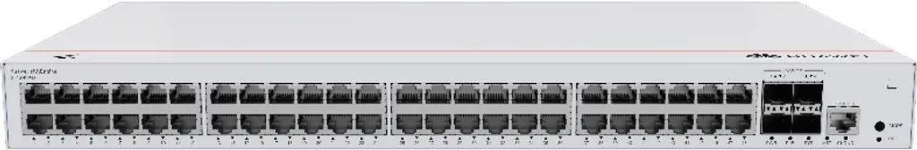 S310-48P4X. Switch Hauwei eKit 48 puertos PoE+ 10/100/1000Base-T 4 Puertos 10 GE SFP+ capacidad de conmutación de 176 Gbit/s capacidad de reenvió de paquetes de 131 Mpps para capa de agregaci