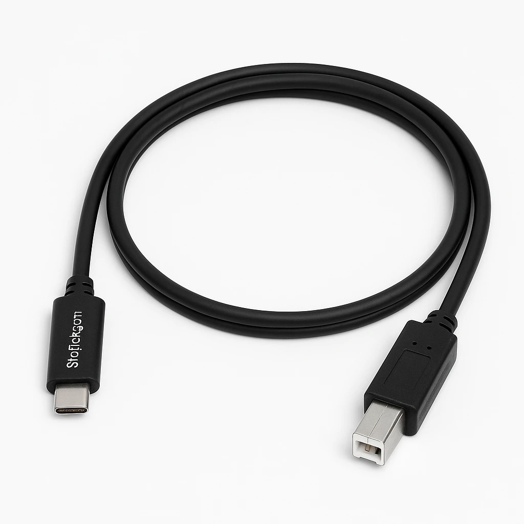 StarTech.com Cable USB Type-C de 1m - USB 2.0 Tipo B a USB-C - Cable USB - 24 pin USB-C (M) a USB Tipo B (M) - USB 2.0 - 1 m - negro - para P/N: HB30A3A1CFB, HB30A3A1CSFS, HB30C3A1CFB, HB30C3