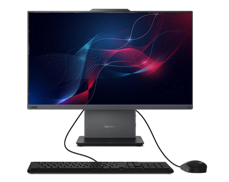 Lenovo ThinkCentre neo 55a - All-in-one - AMD Ryzen 5 220 / 3.2 GHz - DDR5 SDRAM - 512 GB HDD - 23.8" - AMD Radeon - Windows 11 Pro - All black - Spanish