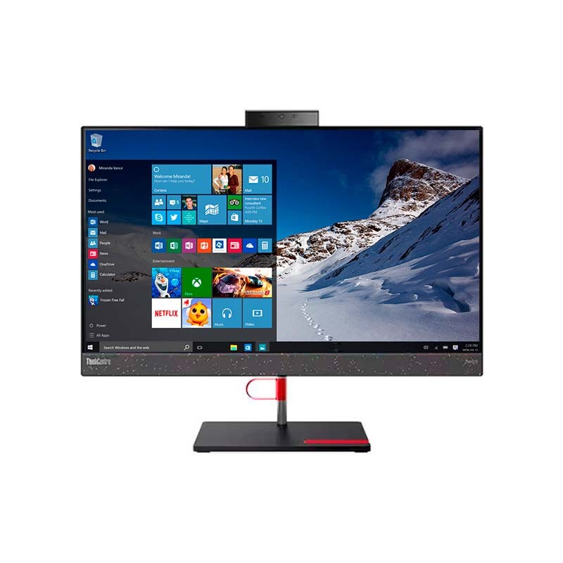 Lenovo ThinkCentre neo 50a - All-in-one - Intel Core i7 240H / 4.1 GHz - DDR5 SDRAM - 512 GB HDD - 23.8" - Intel HD Graphics - Windows 11 Pro - All black - Spanish