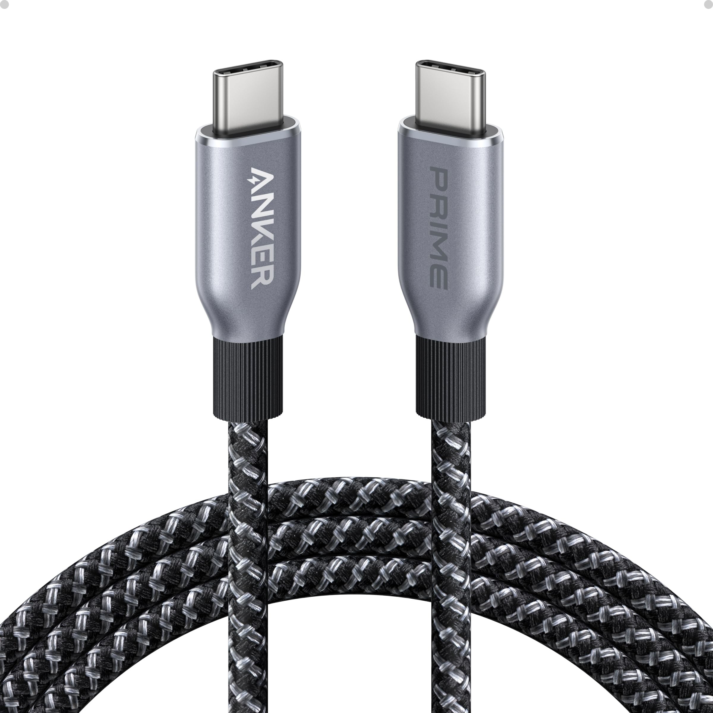 Anker - USB-C to USB-C - Lithium - Para Universal - 6 ft 240W Upcycled-Braid