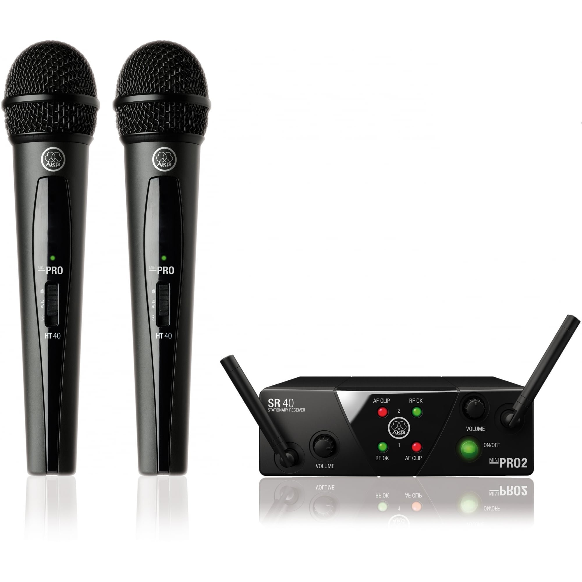 AKG - WMS40 Mini Dual Vocal Set BD ISM2/3