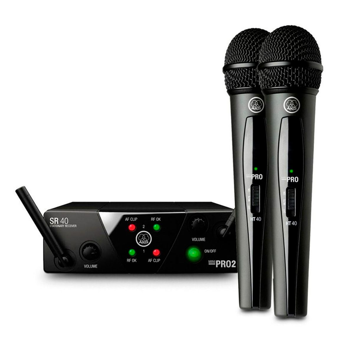 AKG - WMS40 Mini Dual Vocal Set BD US45A/C