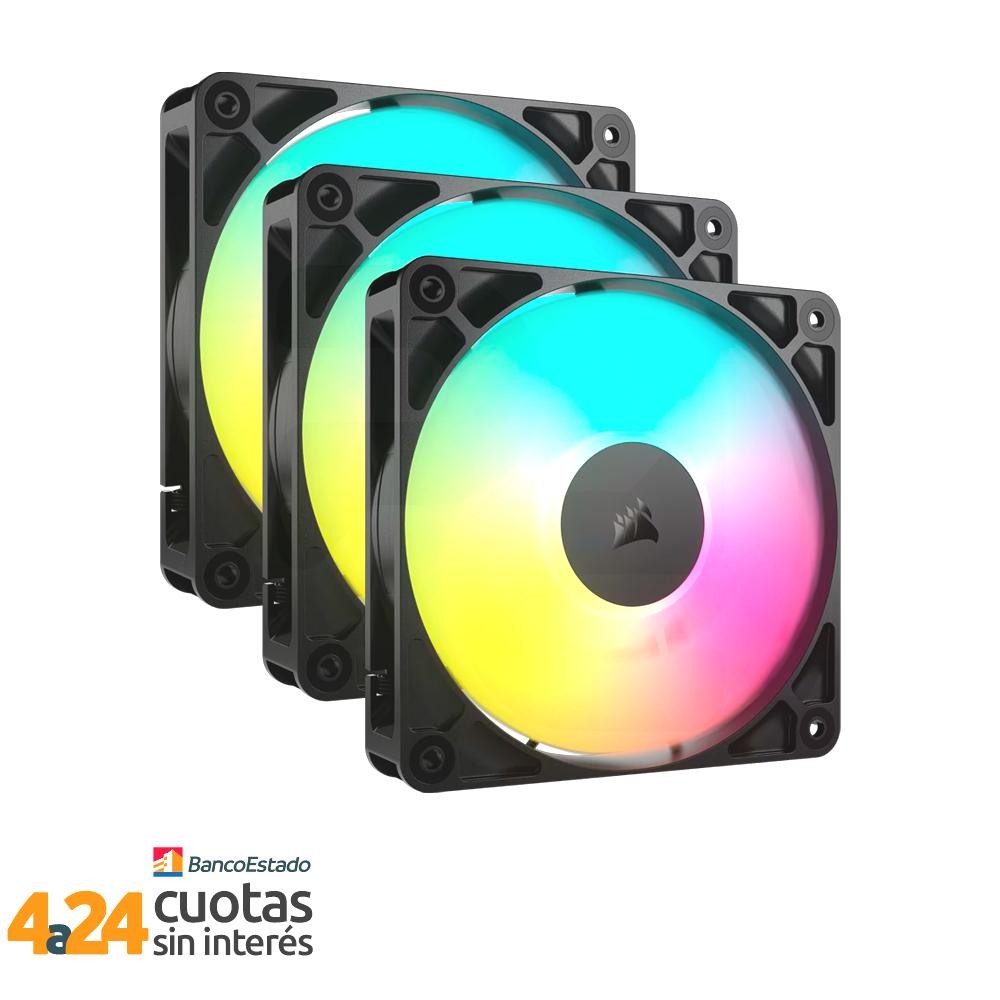 Corsair Memory - Ventilador RS120ARGB 3 Unidades R ARGB