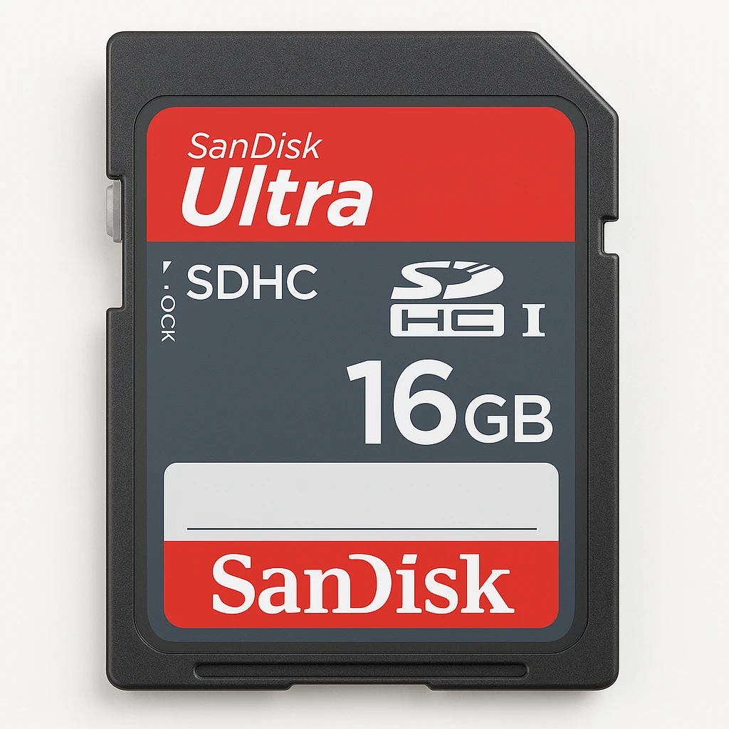 SanDisk Ultra - Tarjeta de memoria flash - 16 GB - Class 10 - SDHC UHS-I