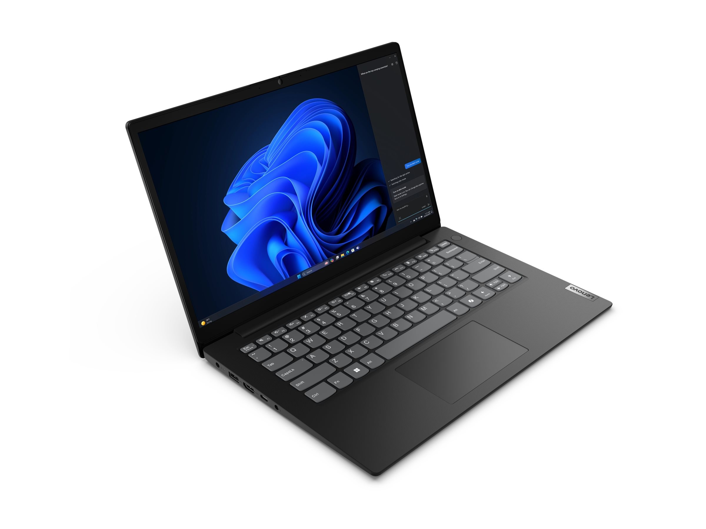 Lenovo V14 G5 IRL - Notebook - 14" - 1920 x 1080 LCD - Intel Core i5 13240H / 4.5 GHz - 8 GB - DDR5 SDRAM - 512 GB SSD - None - Intel HD Graphics - Windows 11 Pro - Black - Spanish - 1-year w