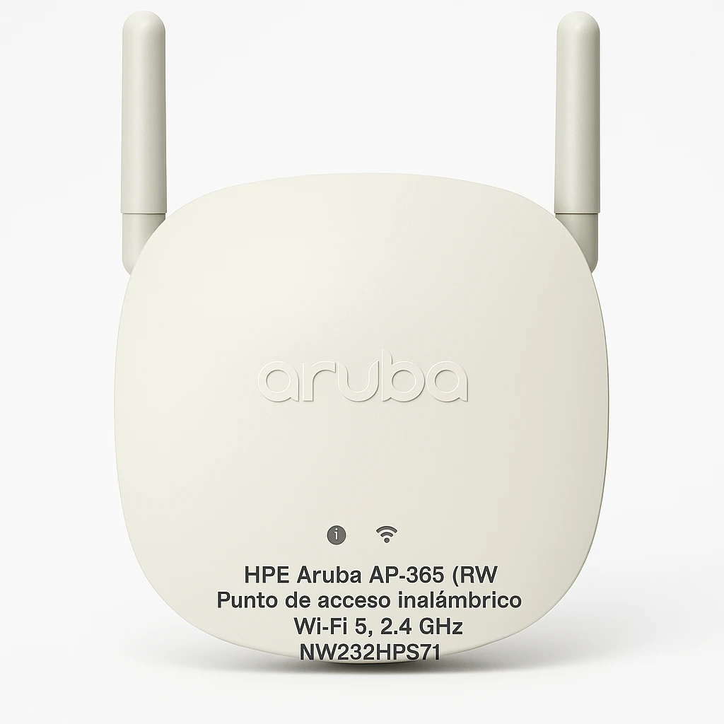 HPE Aruba AP-365 (RW) - Punto de acceso inalámbrico - Wi-Fi 5 - 2.4 GHz, 5 GHz