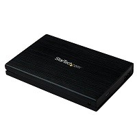 StarTech.com Caja Carcasa de Aluminio USB 3.0 de Disco Duro HDD SATA 3 III 6Gbps de 2,5 Pulgadas Externo con UASP - Caja de almacenamiento - 2.5" - SATA 6Gb/s - USB 3.0 - negro - para P/N: HB
