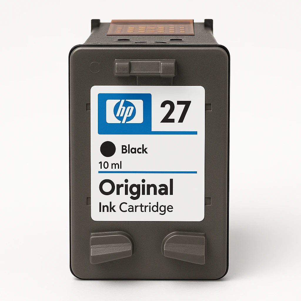 HP 27 - 10 ml - negro - original - cartucho de tinta - para Deskjet 33XX, 34XX, 450, 55XX; Officejet 6110; Photosmart 7150, 7350, 7550; psc 21XX, 2210