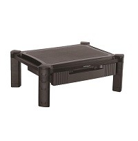 StarTech.com Base de Soporte para Monitor - con Cajón y Altura Ajustable - con Soporte para Monitores de 32 Pulgadas - Base (superficie de soporte, 8 elevadores pequeños, 4 elevadores grandes