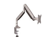 StarTech.com Brazo Ergonómico de Escritorio para Monitor VESA hasta 9kg -  de Servicio Pesado - Movimiento Total, Altura Ajustable y Articulado - Aluminio - Abrazadera en C/Ojal - Plata (ARMP