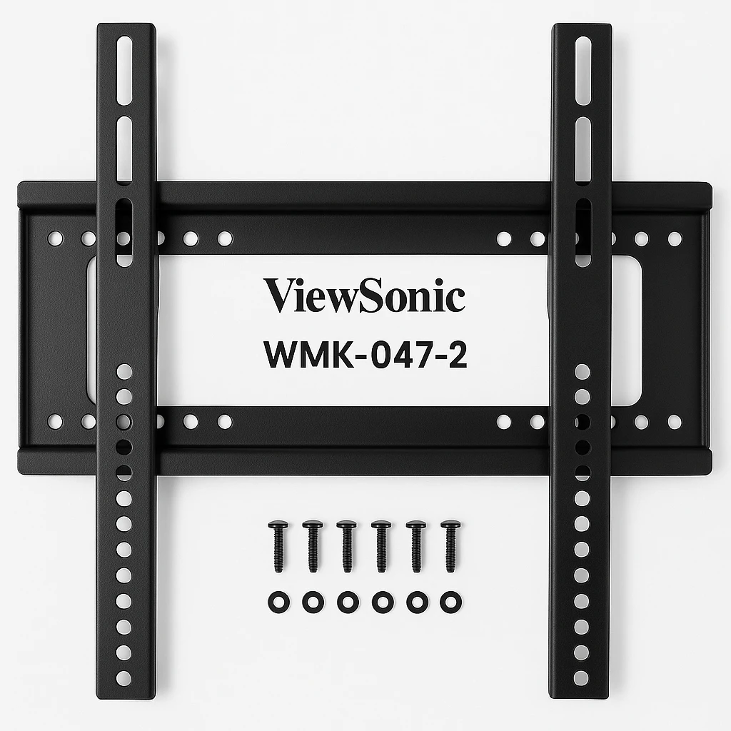 ViewSonic WMK-047-2 - Kit de montaje (soporte para montaje en pared) - para pantalla LCD - interfaz de montaje: 400 x 200 mm - se puede instalar en la pared - para ViewSonic CDE4320, CDE6520;