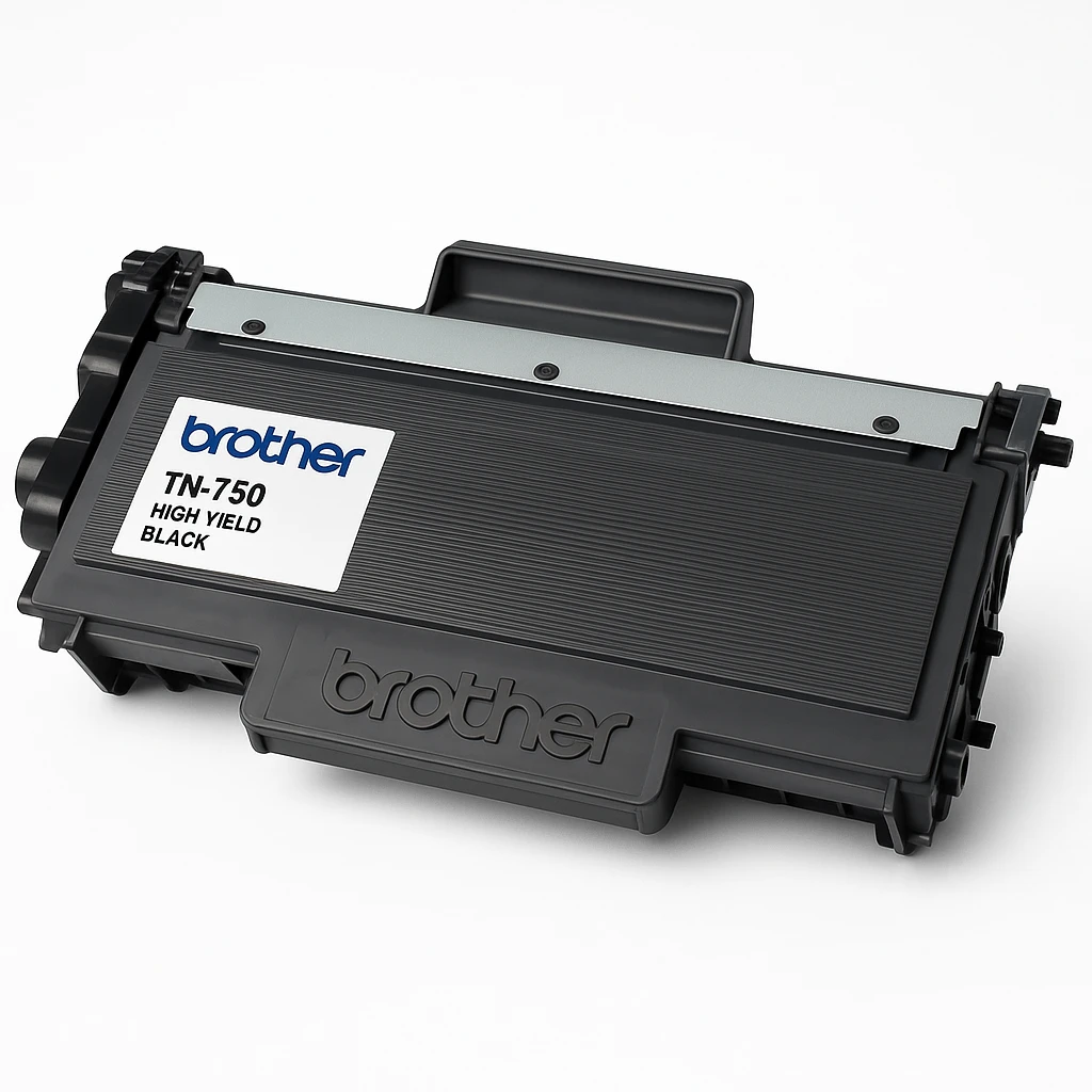 Brother TN750 - Alto rendimiento - negro - original - cartucho de tóner - para Brother DCP-8110, 8150, 8155, HL-5440, 5450, 5470, 6180, MFC-8510, 8710, 8910, 8950
