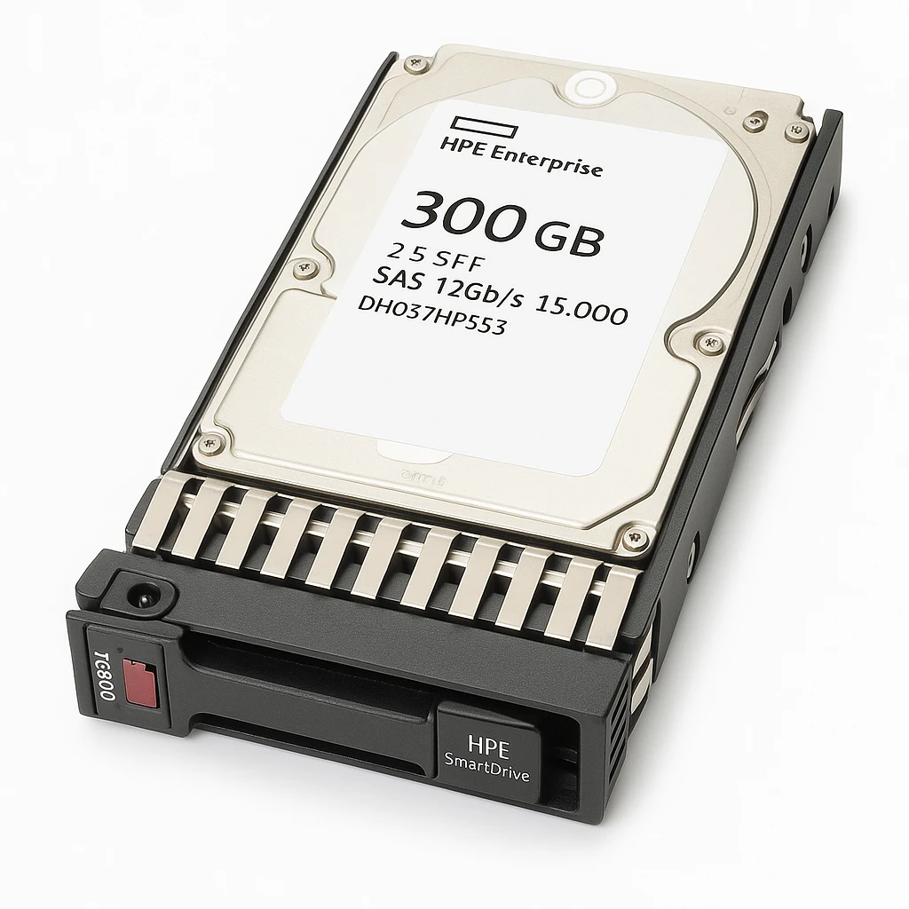 HPE Enterprise - Disco duro - 300 GB - hot-swap - 2.5" SFF - SAS 12Gb/s - 15000 rpm - con HPE SmartDrive carrier