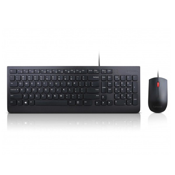 Lenovo Essential Wired Combo - Juego de teclado y ratón - USB - español (Latinoamérica)