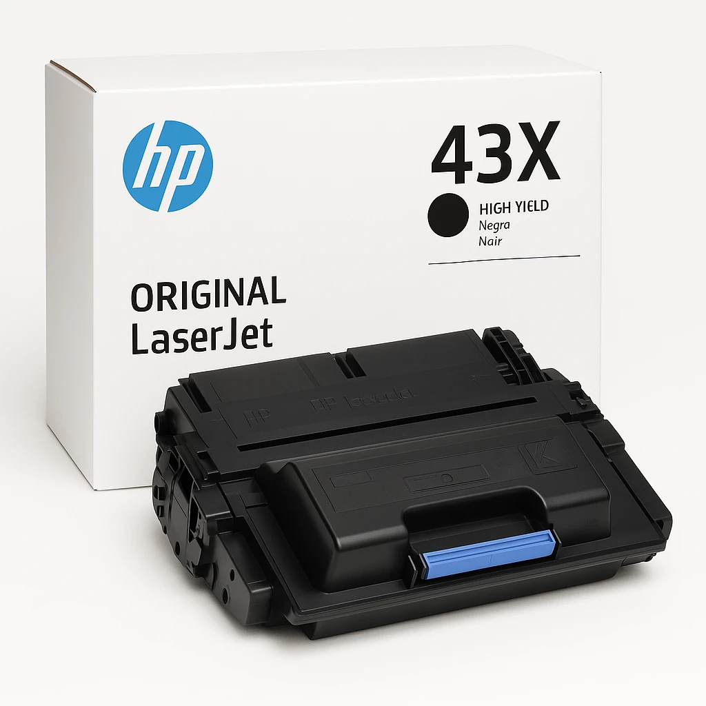HP 43X - Alto rendimiento - negro - original - LaserJet - cartucho de tóner (C8543X) - para LaserJet 9000, 9040, 9050, 9055, 9065, 9085