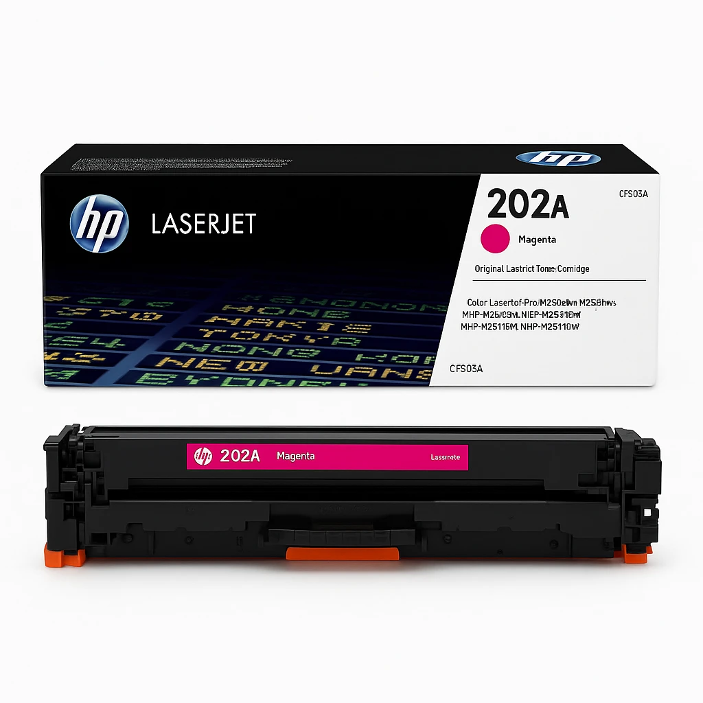 HP 202A - Magenta - original - LaserJet - cartucho de tóner (CF503A) - para Color LaserJet Pro M254dw, M254nw, MFP M280nw, MFP M281cdw, MFP M281fdn, MFP M281fdw