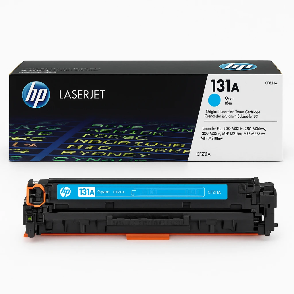HP 131A - Cián - original - LaserJet - cartucho de tóner (CF211A) - para LaserJet Pro 200 M251n, 200 M251nw, 200 M276nw, MFP M276n, MFP M276nw