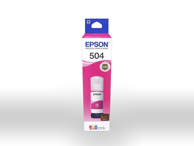 Epson 504 - 70 ml - magenta - original - recarga de tinta - para EcoTank L4150, L4260, L6161, L6171, L6191, L6270