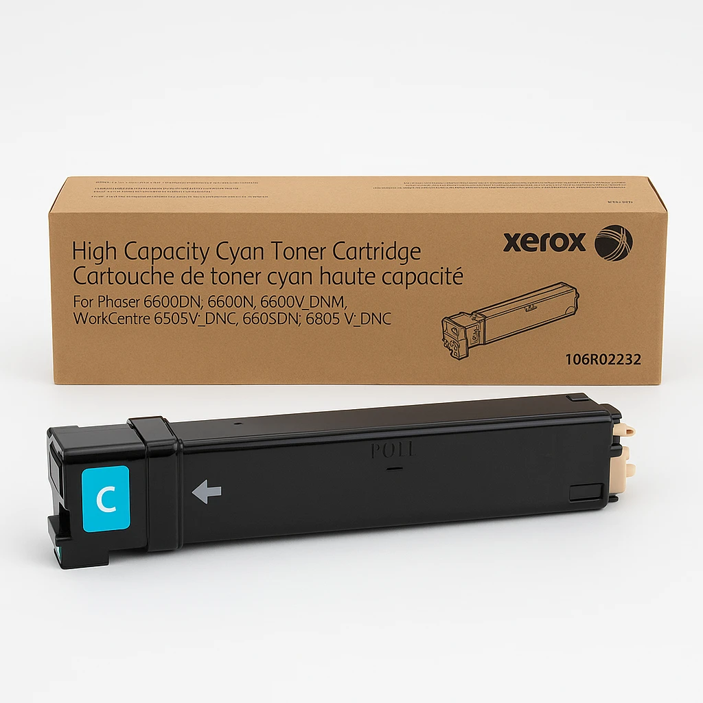 Xerox - Gran capacidad - cián - original - cartucho de tóner - para Phaser 6600DN, 6600N, 6600V_DNM; WorkCentre 6505V_DNC, 6605DN, 6605N, 6605V_DNC