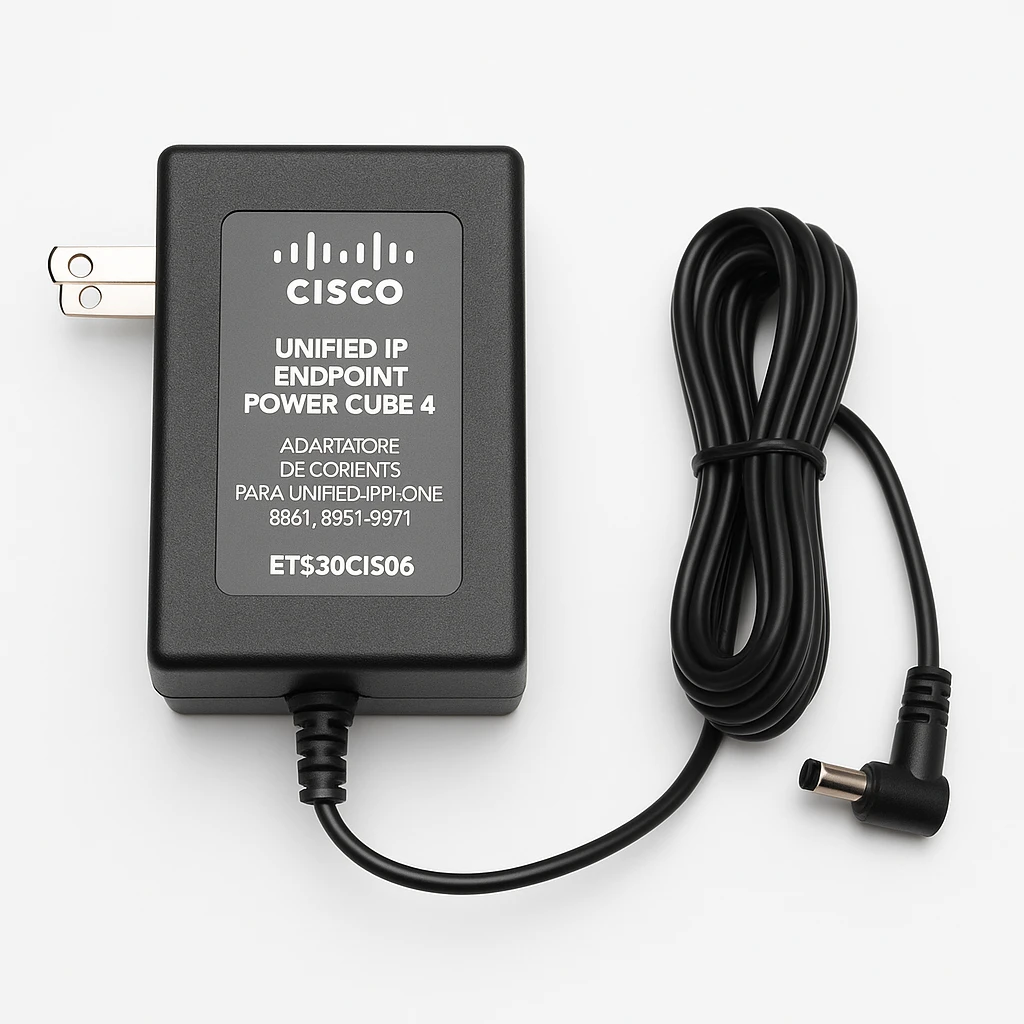 Cisco Unified IP Endpoint Power Cube 4 - Adaptador de corriente - para Unified IP Phone 8961, 9951, 9971