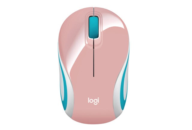 Logitech M187 - Ratón - óptico - 3 botones - inalámbrico - 2.4 GHz - receptor inalámbrico USB - Blossom