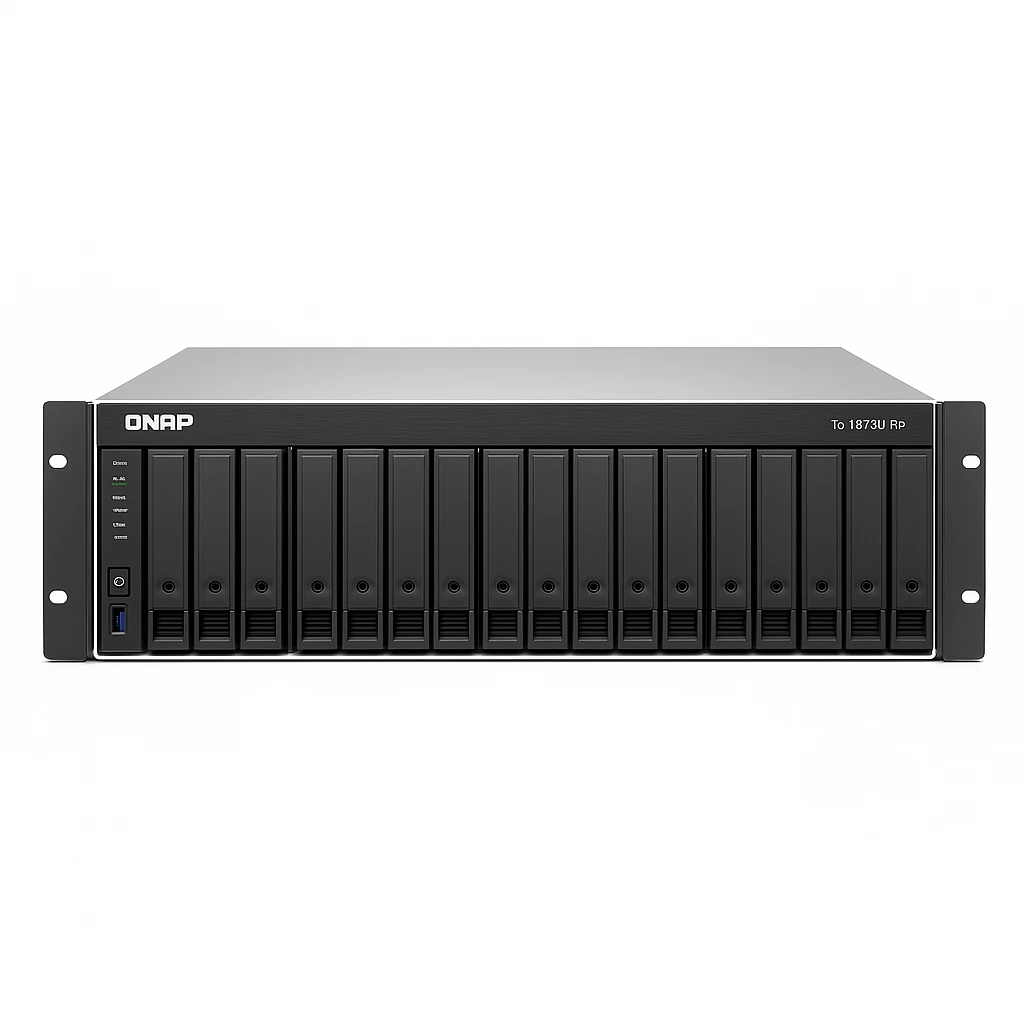 QNAP TS-1673U-RP - Servidor NAS - 16 compartimentos - montaje en bastidor - SATA 6Gb/s - RAID RAID 0, 1, 5, 6, 10, JBOD, 5 Hot Spare, intercambio en caliente 6, 10 repuesto rápido - RAM 64 GB