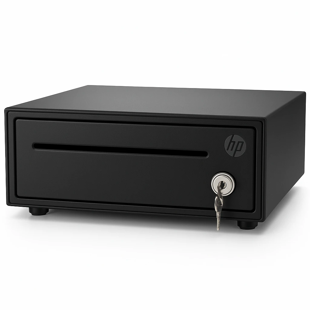 HP Standard Duty Cash Drawer - Caja registradora electrónica - negro - para Engage Flex Mini Retail System; Engage One; RP9 G1 Retail System