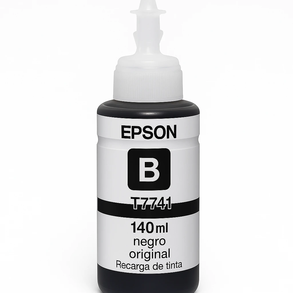 Epson T7741 - 140 ml - negro - original - recarga de tinta - para Epson L1455, L605, L655, M100; EcoTank ET-4550, L1455, L606; WorkForce ET-16500, ET-4550