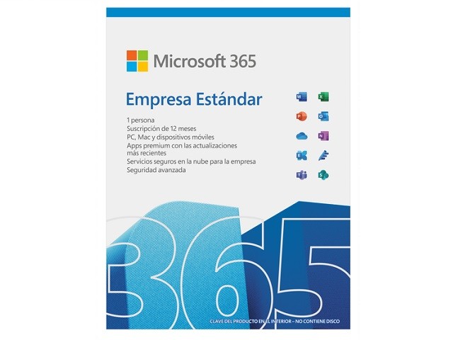 Microsoft 365 Business Standard - Licencia de suscripción (1 año) - 1 usuario (5 dispositivos) - alojado - descarga - ESD - al por menor nacional - All Languages - América Latina