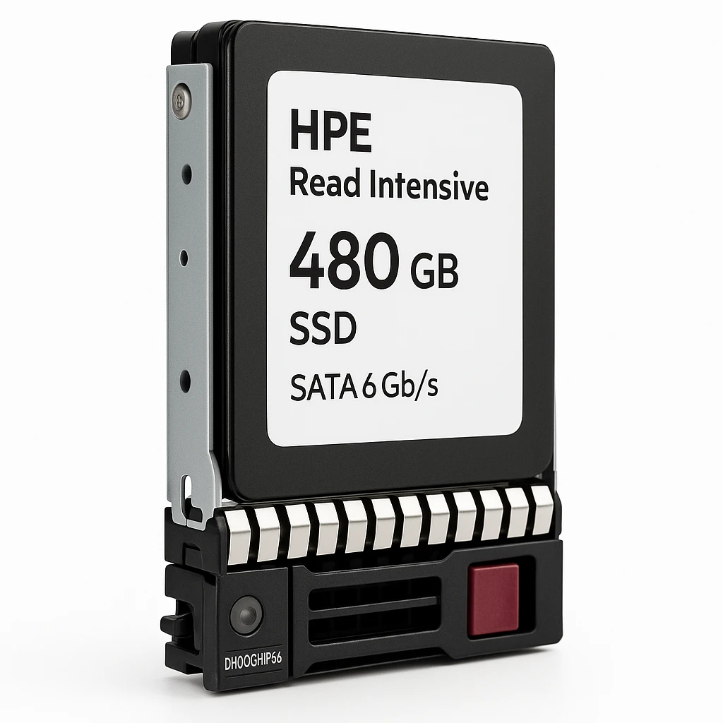 HPE - SSD - Read Intensive - 480 GB - hot-swap - 3.5" LFF - SATA 6Gb/s - con HPE Smart Carrier Converter
